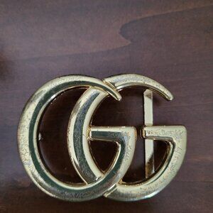 Gucci Gold tone Belt Buckle